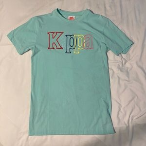 KAPPA Tee light Blue T-Shirt Mens Small *RARE*